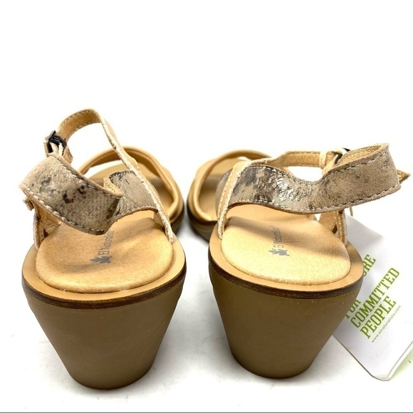 El Naturalista 5350 Aqua leather sandals wood - Picture 7 of 14